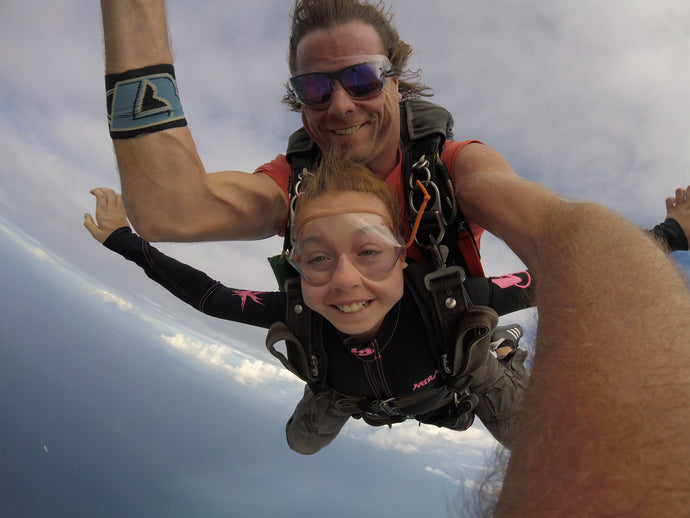 10 Year Old Does 10k Jump - SuperGirl Ryan's First Skydive