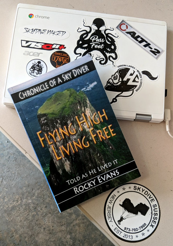 Book Alert - Flying High Living Free - As he lived it by Rocky Evans