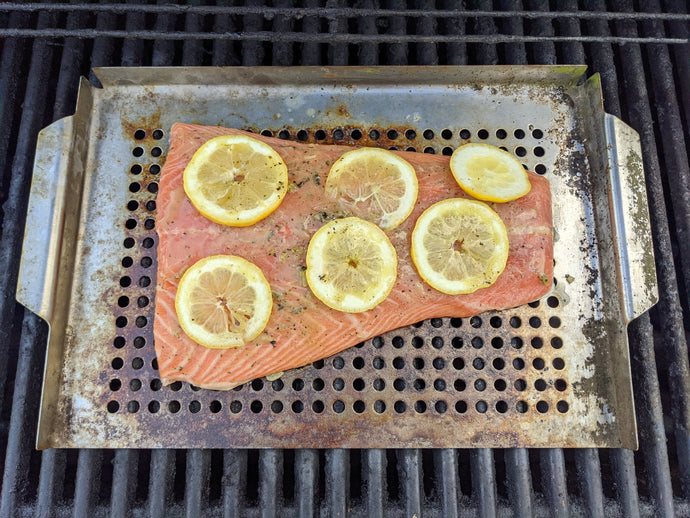 Brian Cooks it - Grilled Lemon Butter Salmon