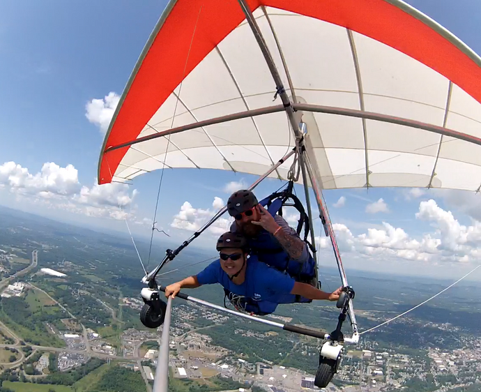 Hang Gliding - the thrill, the rush and did I mention the view